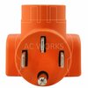 Ac Works 10-50 Welder Adapter NEMA 14-50P 50A RV/Range/Plug to 10-50R Welder Outlet WD14501050